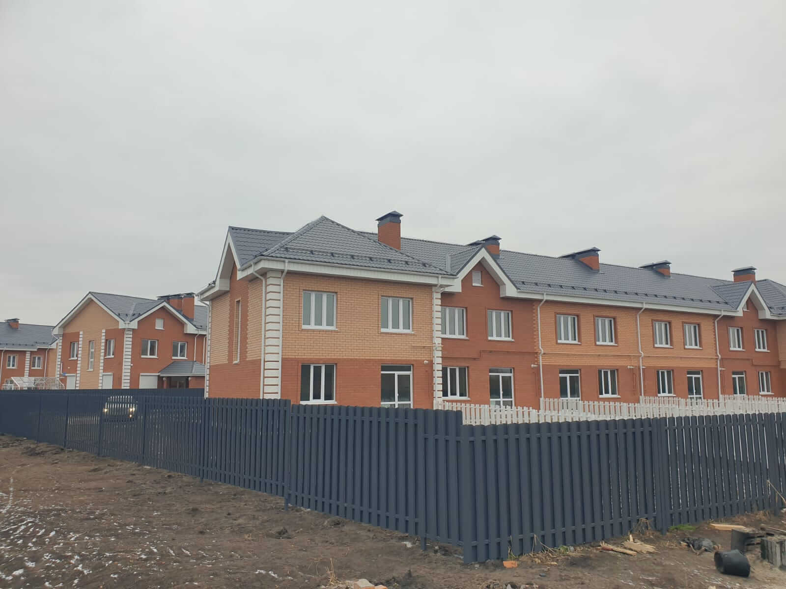 Забор из штакетника 230м Серый Графит фото4 в Нальчике