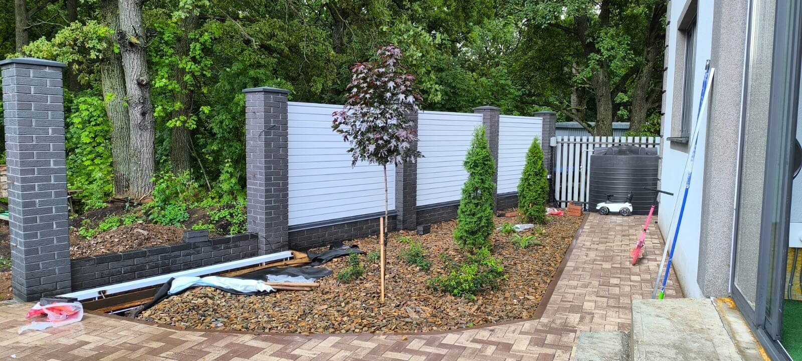 Забор-жалюзи из ламелей Хай-Тек 54м RAL9003 Белый фото 3 в Нальчике